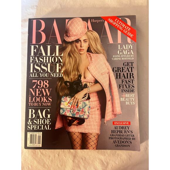 Harper’s BAZAAR Magazine September 2014 Lady Gaga - Picture 2 of 9